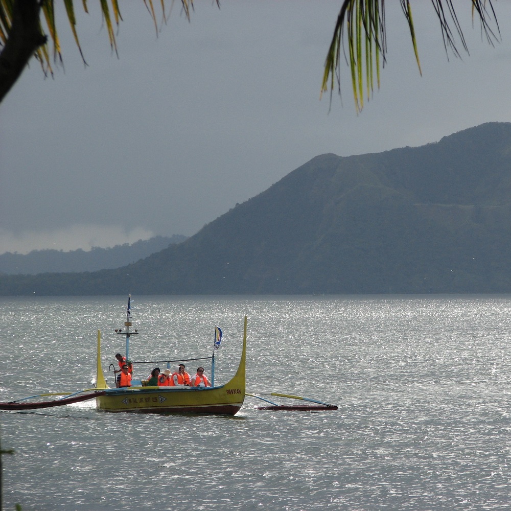 Boating at Taal Lake